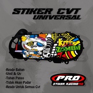 UNIVERSAL MOTIF CVT Stickers, Motorcycle CVT Stickers, Transparent VINYL Material