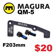 Magura QM5 F203mm Post to IS Adapter