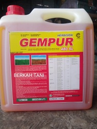 Herbisida Gempur 480SL 5Liter / Herbisida Gempur Sistemik Pembasmi Rumput