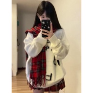 winter clothes woman sweater woman Lazy Japanese-Style Mink Suede oversize Sweater