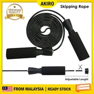 Ready stock AKIRO Cardio Burn Fat Speed Jump Rope 02 with Bearing Skipping Ropes Home Gym Fitness In