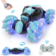 MC 8818 RC Stunt Car with Gesture Sensing with [Lights & Music], Boy Watch Hand Control Car, Double-