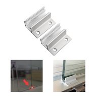 [DLIFE]Glass Sliding Door Floor Guide Glass Clamp Shelf Support Sliding Door Shelf