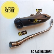 Exhaust rob 1 standard racing XRM Wave 100/Wave 110/Wave 125/Kriss 110/Kriss 125/Dash 110/Dash 125/S