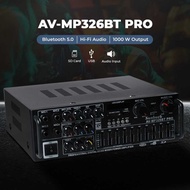 Sunbuck Audio Amplifier Bluetooth HiFi USB Adjustable USB MP3 FM 1000W - AV-MP326BT PRO