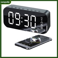 NEW A18 Portable Wireless Speaker Clock Stereo Speaker With LED Screen FM Radio Dual Alarm Clock For Indoor Outdoor