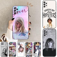 OPPO F19 Reno 2 2Z 2F 3 4 Pro 5F 5Lite Reno 5 Pro Plus Q17 Taylor Swift Soft black phone case