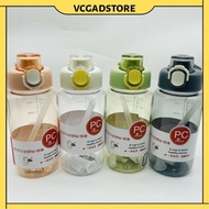 800ml 400ml Botol Minum Air With Straw With Handle Sport Plastic BPA Free Mug Bekas Botol Air