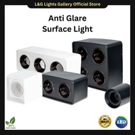lglight Anti Glare Surface Ceiling Mount Eyeball Lights Lamps Casing Lightings GU10 Bulb Milotin Minimalist Lampu Siling