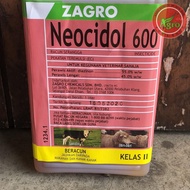 ZAGRO NEOCIDOL 600 (1 Liter) Fly and mosquito control / Fly maggot control / Cockroaches / Bedbugs a