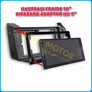 Promo 10 inch Android Head Unit Frame Adapter 9 inch/ (9 to 10 10 to 9/) COD