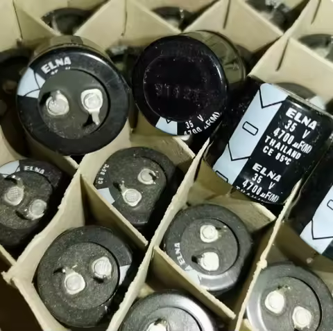 4pcs/lot Original Japanese ELNA 35V 4700UF LP4 series fever capacitor 25X25MM P:10MM free shipping