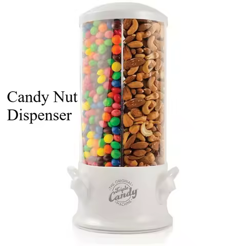 Candy and Nut Dispenser 3-in-1 Candy Machine Fun Nut Dispenser Home Accessories Decoration