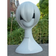 Niel Mechanical Era Yoerha 9S Heroine Anime cosplay Wig Face-closing Style B177