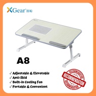 XGear Portable Laptop Desk Table Over Bed Foldable Adjustable Elevatable Table Suitable for Student 