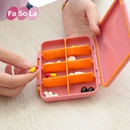 FaSoLa pill box portable mini travel medicine box with pill box weekly medicine box-small Kit