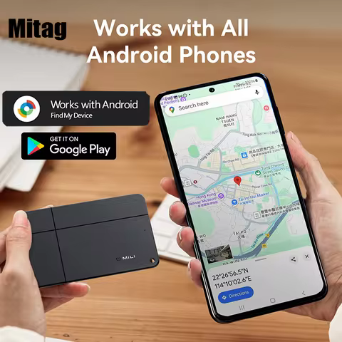 New MiLi Go Smart GPS Tracker Card MiTag Bluetooth Tracker Anti-Lost Device for Android Work with Go