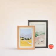 [Ready Stock Hot Sale] Large Size Solid Wood Photo Frame 8K4 Open KA4a3 Paper Chinese Painting Poste
