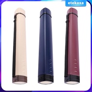 [Etekaxa] Drawing Tube Poster Tube Telescopic Support Arrows Storage Bag Document Storage Tube Bluep
