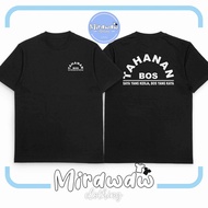 SAYA My Boss PRISONER Word T-Shirt WorkYANG, Boss RichYANG Distro T-Shirt