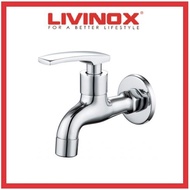 LIVINOX LT-AM301 Brass Cold Bib Tap Wall mounted with Chrome Finishing / Wall Tap