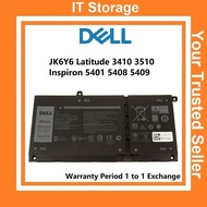 JK6Y6 Latitude 3410 Inspiron 5300 P121G P121G001 Laptop Battery