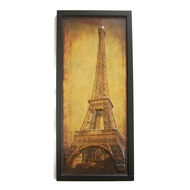 ป้ายสังกะสีหอไอเฟล The Eiffel Tower (ปั๊มนูน)