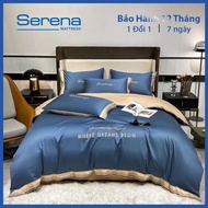 Set ga giường 5 món full chăn phao dream city SERENA chính hãng set chăn ga ra drap grap gối mền nệm