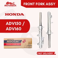 100% RED CICAK FRONT FORK ASSY ADV 150 / ADV 160 - ADV150 ADV160 FORK DEPAN ABSORBER