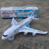 Mainan Anak Pesawat Terbang 338A 53 Jet Aircraft Electric Bump And Go Action | Mainan Pesawat Terban