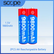 AA rechargeable 1.5V 9800mAh 1.5V New Rechargeable AA battery for led light toy Camera Microphone ba