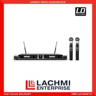 LD Systems | Dual - Wireless Microphone System with 2 x Dynamic Handheld Microphone | U505 HHD 2
