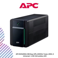 APC BVX1200LI-MS Easy UPS, 1200VA, Tower, 230V, 4 Universal + 1 IEC C13 outlets, AVR