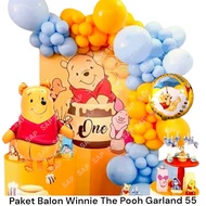 WINNIE THE POOH GARLAND 55SP Balloon Package / Winnie the Pooh Birthday Decoration