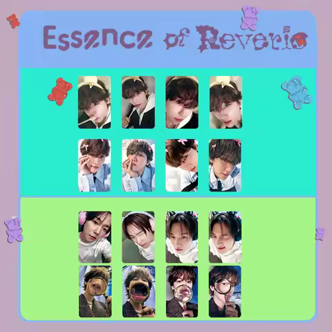 8Pcs/Set Kpop Idol EXO Baekhyun New MINI5 Album ESSENCE OF REVERIE Lomo Card Postcard Photo Print Ca