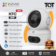 EZVIZ Dual Eye Wifi Camera H7C 8MP (4MP + 4MP) High Quality Indoor, 360 Degree Rotation - 2-Way Talk