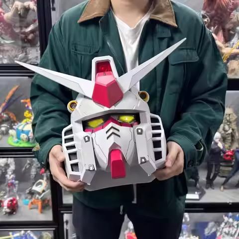 Rx 78 02 Mech Helmet 1 1 Scale With Light Touch Control Cyber Punk Cosplay Costume Prop For Hallowee