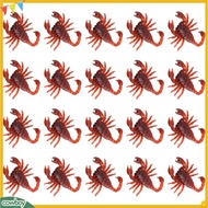 cowboy|  20Pcs Stress-relieving Centipede Toy Vivid Fearful Centipede Scorpion Gecko Toy for Entertainment