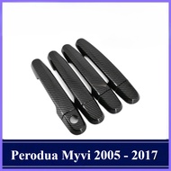Perodua Myvi 2005 - 2017 Carbon Fiber Door Handle Cover Accessories
