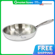 กระทะสเตนเลสสตล 5 ชน ยหอ Hanil STS รน Bailey ขนาด 28 ซม. ใชไดกบเตาแมเหลกไฟฟา (IH)