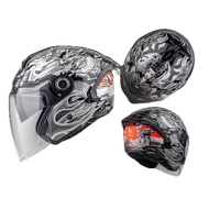 MT Safety Helmet COSMO SV Interstellar Black White Dragon Kiss Included Sunglasses Earphone Slot Gla
