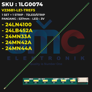 Backlight TV LG 24LN4100 24MN33A 24MN42A 24MN44A 24LB452A V236B1-LE1-TREF5