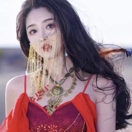 Exotic Retro Tassel Face-Covering Veil Hanfu Antique Style Ancient Costume Style Face Curtain High-E