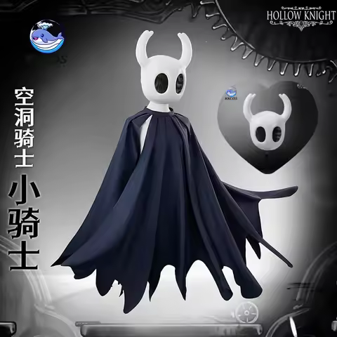 KKCos Hollow Knight Silksong Hornet Cosplay Costume Shadow Knight Cloak Battle Version Halloween Par