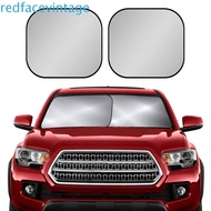 REDFACEVINTAGE Car Sun Shade For Car Windshield Fabric Blocks Sunscreen Curtain Silver Reflective