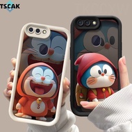 Cute cartoon doraemon Phone case For OPPO A3S A5 AX5 A5S AX5S A7 AX7 A12 A12e A12S all inclusive anti fall couple style soft cover