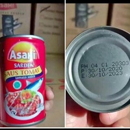 [1Karton = 24 Kaleng × @155Gram] Sarden Asahi Tomat Sardines