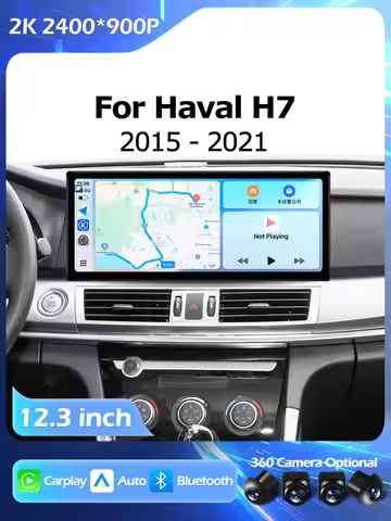 4G Android OS 12.3 inch For Haval H7 2015-2021 Car Radio Multimedia Video Player Navigation GPS Carp