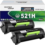 SINOPRINT 521H 52D1H00 Toner Cartridge Replacement for Lexmark for MS710 MS710n MS711 MS711dn MS810 