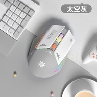 Wireless Mouse Bluetooth Game Mouse Gaming RGB Light Effect Mouse Desktop Tablet Universal